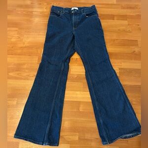 Abercrombie & Fitch Dark Blue Flare Jeans